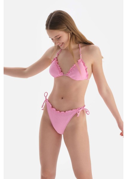 Pembe Spagetti Bikini Alt