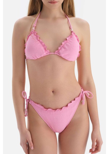 Pembe Spagetti Bikini Alt