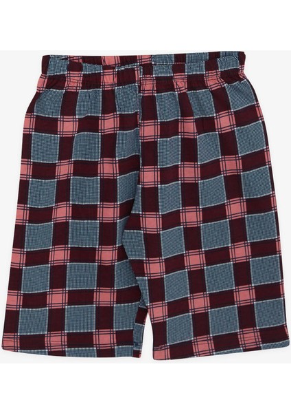 Kız Çocuk Şortlu Pijama Takımı Ekose Desenli 10-14 Yaş, Karışık Renk fırsatları