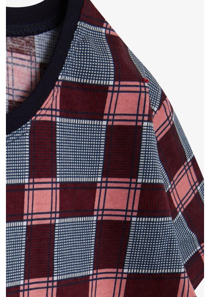 Kız Çocuk Şortlu Pijama Takımı Ekose Desenli 10-14 Yaş, Karışık Renk indirimleri