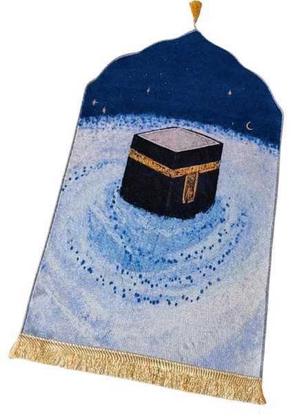 Türk Janamaz Halı Islam Koleksiyonları Yıldız Sky 65X110CM (Yurt Dışından)