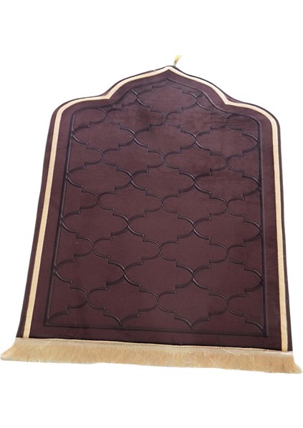 Dua Mat Zemin Halı Düzensiz Ibadet Mat Ofis Açık Oturma Odası Kahverengi Küçük (Yurt Dışından) fiyatları