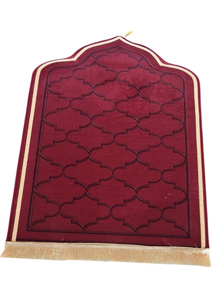 Dua Mat Zemin Halı Düzensiz Ibadet Mat Ofis Açık Oturma Odası Kırmızı Büyük (Yurt Dışından) fiyatları