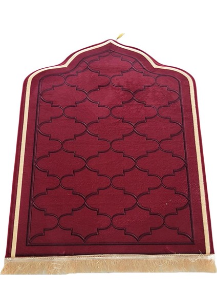 Dua Mat Zemin Halı Düzensiz Ibadet Mat Ofis Açık Oturma Odası Kırmızı Büyük (Yurt Dışından) fırsatları