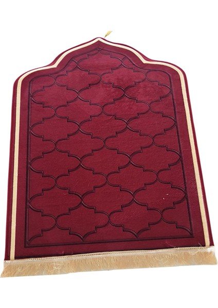 Dua Mat Zemin Halı Düzensiz Ibadet Mat Ofis Açık Oturma Odası Kırmızı Büyük (Yurt Dışından) indirimleri