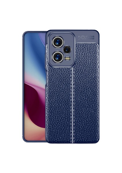 Xiaomi Redmi Note 12 Pro 5g Kılıf Deri Dokulu Kamera Korumalı Silikon