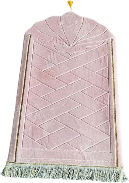 Taşınabilir Dua Halı Doğum Günü 65CMX110CM Ramazan Hediye Pembe (Yurt Dışından) fırsatları
