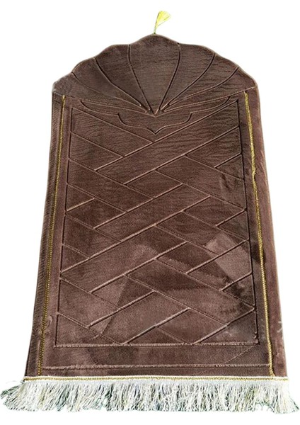 Taşınabilir Dua Halı Doğum Günü 65CMX110CM Ramazan Hediye Hafif Kahve (Yurt Dışından)