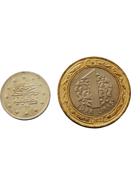 II. Abdülhamid, 2 Kuruş 1293/30 (1905) Çt/ççt Eski Madeni Gümüş Para modelleri