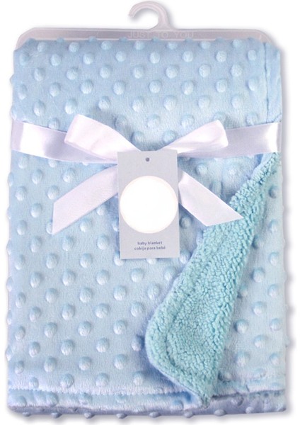 Yenidoğan Bebek Battaniyesi - Mavi (Yurt Dışından)