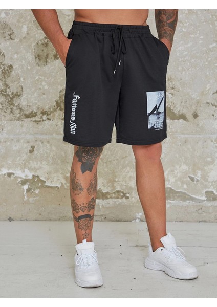Baskılı Kısa Şort-Daxis Sportwear Company