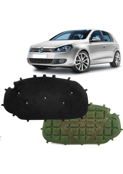 Vw Golf 6 Uyumlu Motor Kaput Keçesi Klipsli 2009-2013 5K0863831G 7693592315914