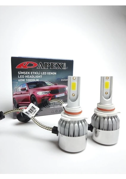 Tofaş H3 Beyaz LED Xenon Sis Farı Ampulu Güçlü Işık Şimşek Etkili Uyumlu