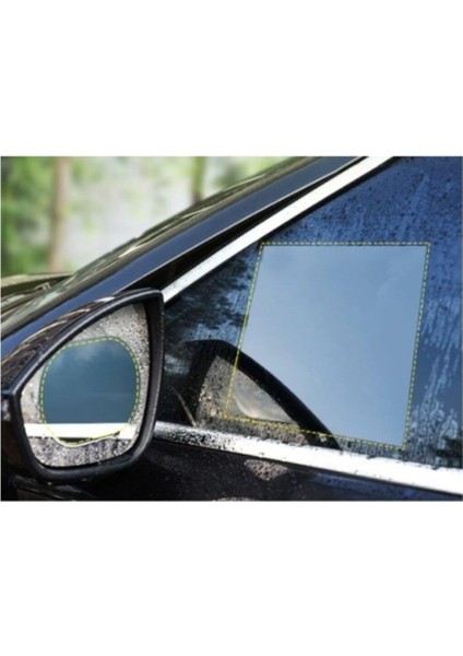 Araba Cam ve Ayna Yağmur Kaydırıcı Film (Çift)