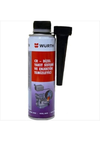 Dizel Enjektör Temizleyici 300ML Würth Dizel Enjektör 7693695122168
