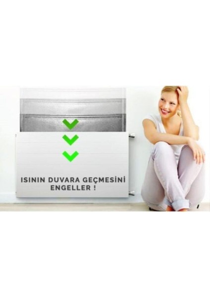 5 Adet Kalorifer Petek Arkalığı Petek Arkası Yalıtım Levhası 7695979481040
