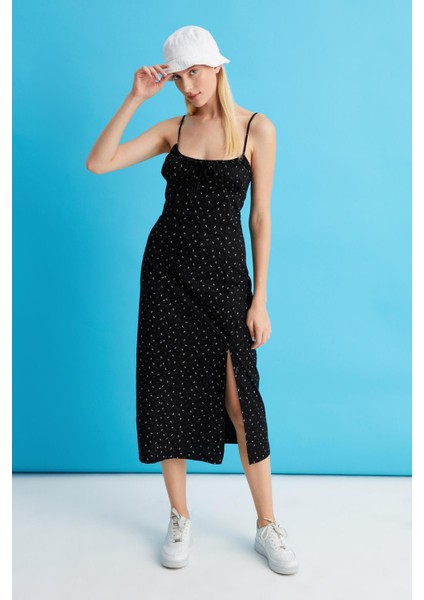 Ince Askılı Poplin Elbise (B22-23200) fiyatları