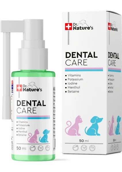 Dr. Natures Dental Care Kedi ve Köpeklerde Ağız Bakım Spreyi 50 ml