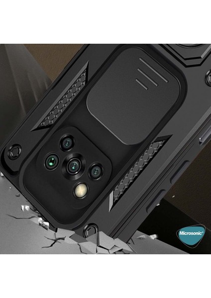 Xiaomi Poco X3 Pro Kılıf Impact Resistant Lacivert modelleri