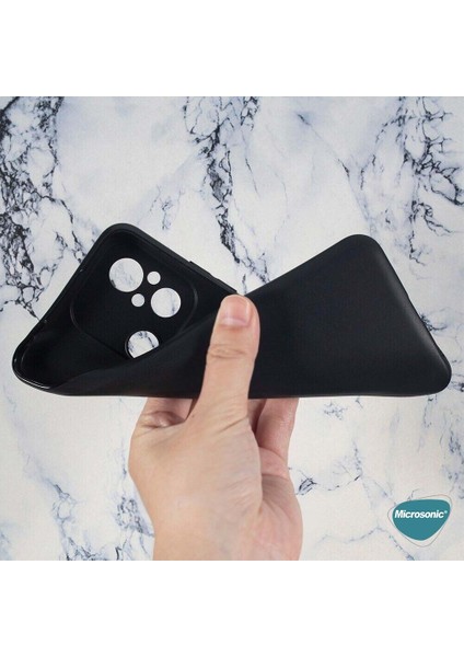 Matte Silicone Xiaomi Redmi 12C Kılıf Siyah