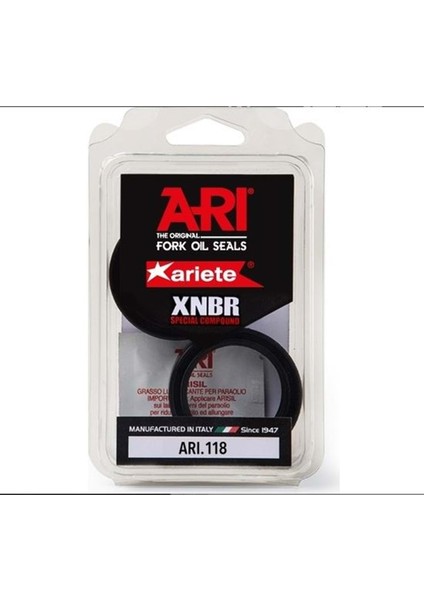 Arıete Suzukı Gsx-R 750 43X54X11 (10/17) ARI.118 Ön Amortisör Yağ Keçesi Çift Yaylı