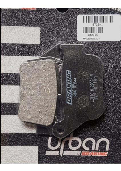 Brakıng 972SM1 Yarı Metalik Arka Fren Balatası