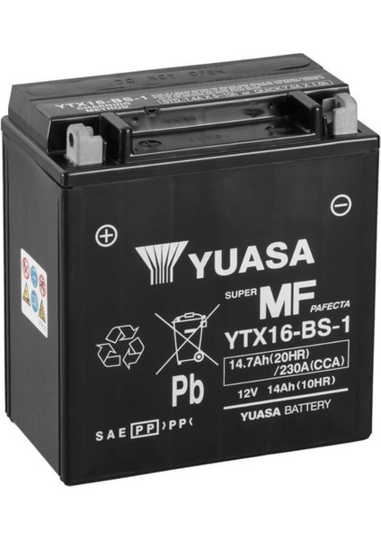 YTX16-BS-1 Motosiklet Aküsü
