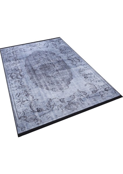 Home Vintage Desenli Yıkanabilir Pamuk Taban Halı