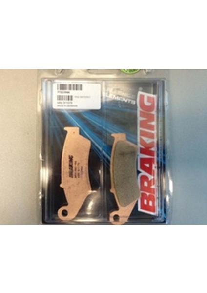 Gas Gas Ec 2t 300 Ön Fren Balatası Sinterli (13/18) Brakıng 772CM44