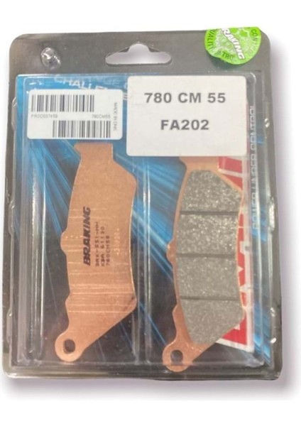 Cf Moto Nk 400 Ön Fren Balatası Sinterli (17/20) Brakıng 780CM55