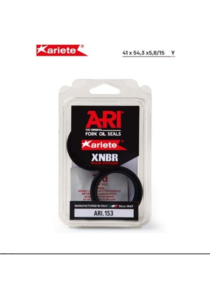 Honda Integra 750 Ön Amortisör Toz Keçesi (14/20) Arıete ARI.153 41X54,3X5,8/15 Toz Keçesi