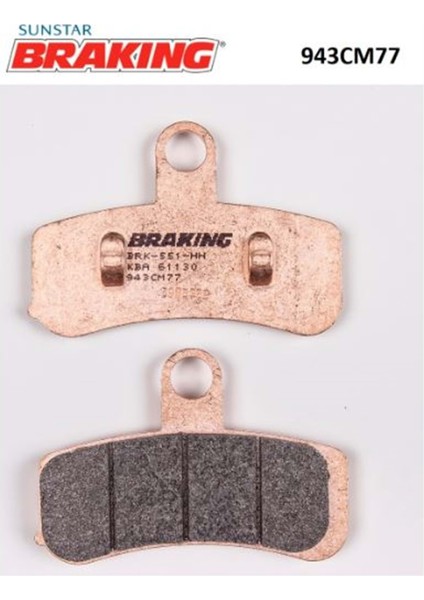 Brakıng 943CM77 Sinterli Fren Balatası