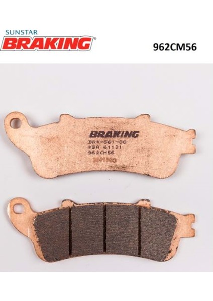Brakıng 962CM56 Sinterli Arka Fren Balatası