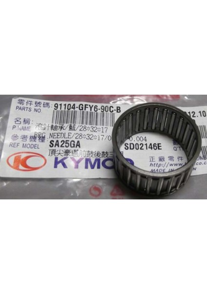 Agility 125 Masura Rulmanı Marş Rulmanı 28X32X17 mm 91104-GFY6-C00