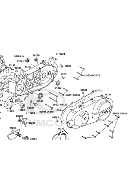Dink 200 Arka Amotisör Alt Burç 11203-GGC7-301 8X20X19MM