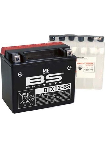 BTX12- Motosiklet Aküsü