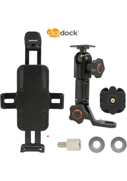 CR-1101-M03 Evrensel Telefon Tutucu Ayna Dibi Bağlantı Aparatlı ve Kamera Montaj Kiti