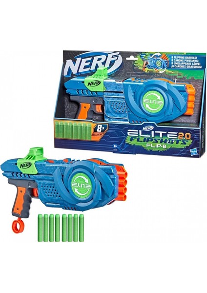 Nerf Elite 2.0 Flipshots 8 - Aksiyon Dolu Kapışmalara Katılın - F2549