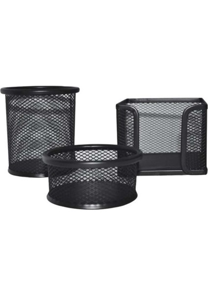 Masaseti Metal File Siyah 3lü Set(Kutulu)