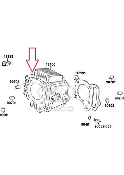 Actıv 110 Silindir (Boş) 12100-LBA8-C000