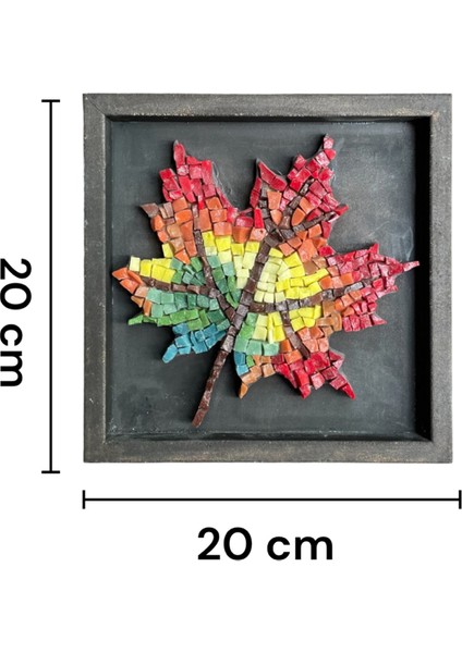 Yaprak Smalti Mozaik Kit - Mevsimler Serisi (Sonbahar)