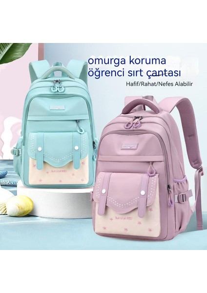 Büyük Kapasiteli Su Geçirmez Öğrenci Sırt Çantası (Yurt Dışından)