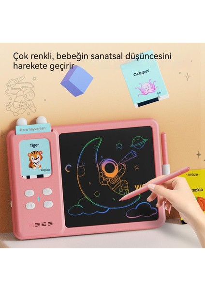 Çocuk Eğitici Oyuncaklar LCD Grafiti El Yazısı Kurulu Kart Öğrenme Makinesi (Yurt Dışından)