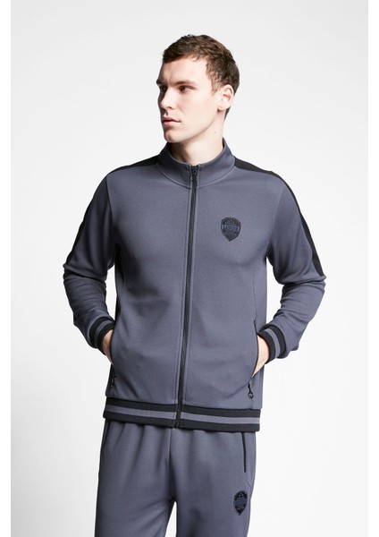 Antrasit Erkek Fermuarlı Sweatshirt 23B-1124 fiyatları