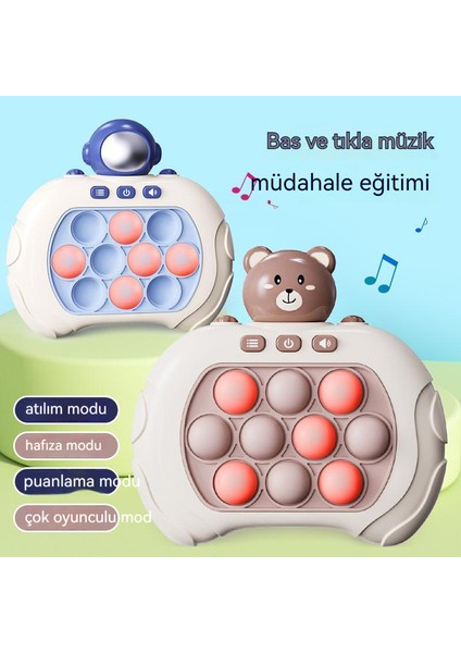 Çocuk Basın ve Müzik Dekompresyon Bulmaca Oyun Makinesi (Yurt Dışından)