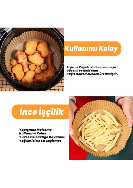 Airfryer Pişirme Kağıdı 50 Adet