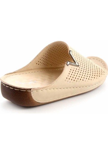 Bej Leather Kadın Terlik K04278222203 fırsatları