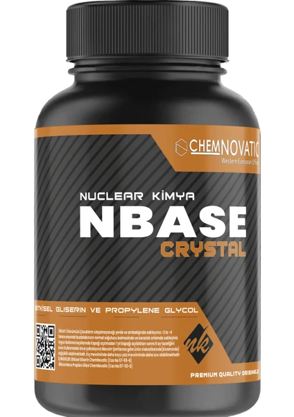 Nuclear Kimya Chemnovatic 3chem Nbase 9 Mg Gliserin Propilen Glikol Base Nbase Vg Pg 60-40 100 ml