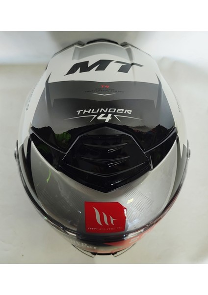 Kask Thunder 4sv Exeo C2 Pearl Black Grey - Iç Güneş Vizörlü