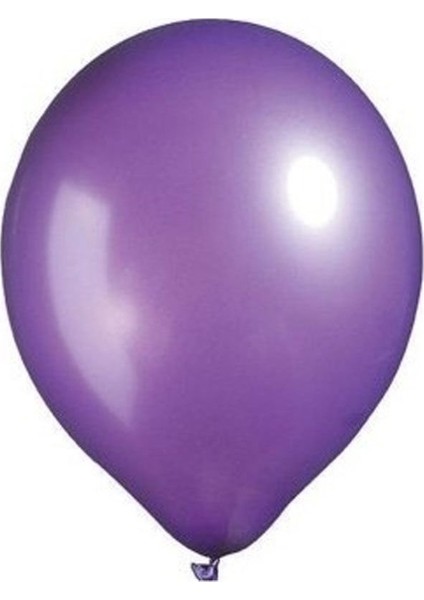 TMT8716 Metalik Violet Balon 12 Inç 12'li -Balonevi